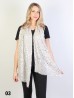 Metallic Owl Print Fashion Scarf